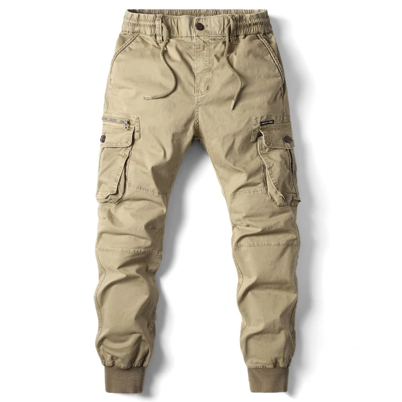 Men Joggers Cargo Multi-Pocket Pants