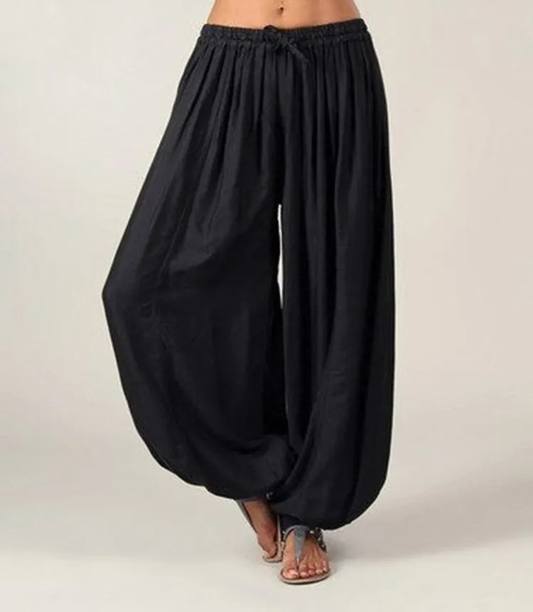 Women's Cotton Straight Tube Pants
