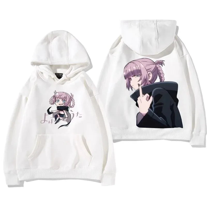New Japanese anime Call of the Night hoodies Oversized Unisex personality Clothes sweatshirt Sports Graphic Fleece warm Casual