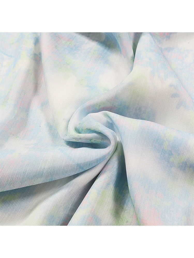 Summer Sporty Chic French White Dress Women's Long Bubble Sleeve Comfortable Design Niche Primrose Style for Best Fit