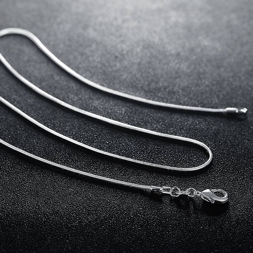 Sterling Silver Snake Chain Necklace