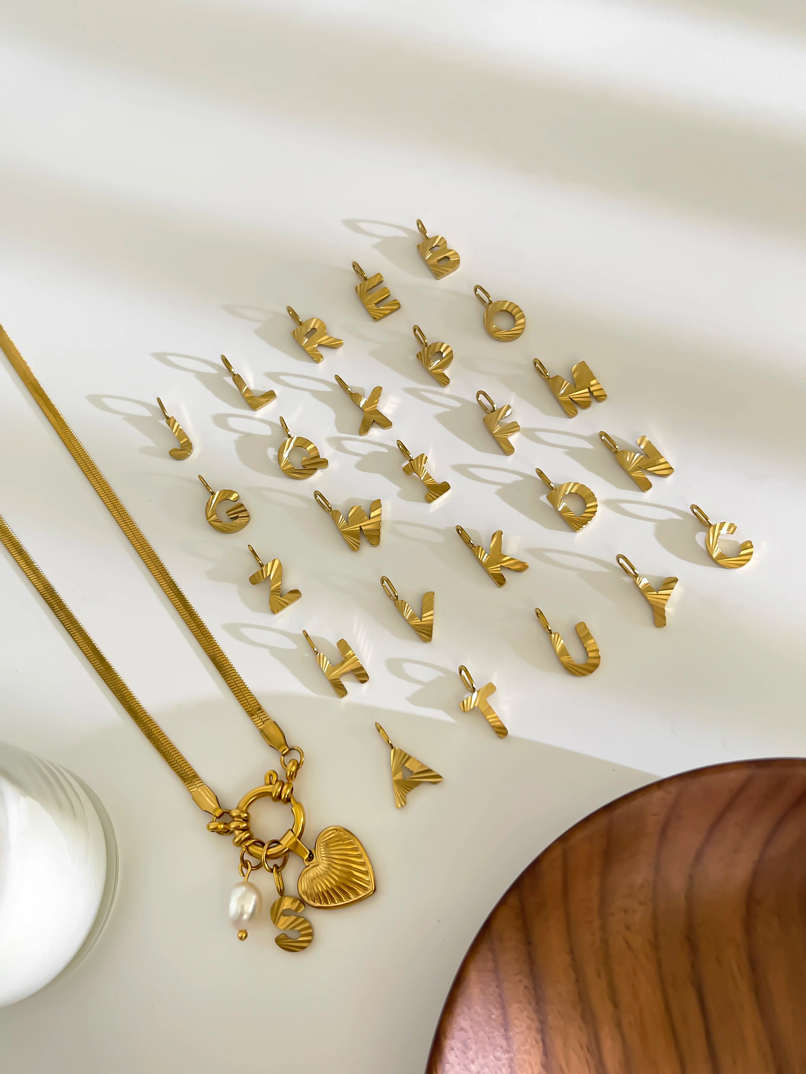 Minimalist Starfish Stripe Conch Scallop Shaped Pendant Necklace for Women