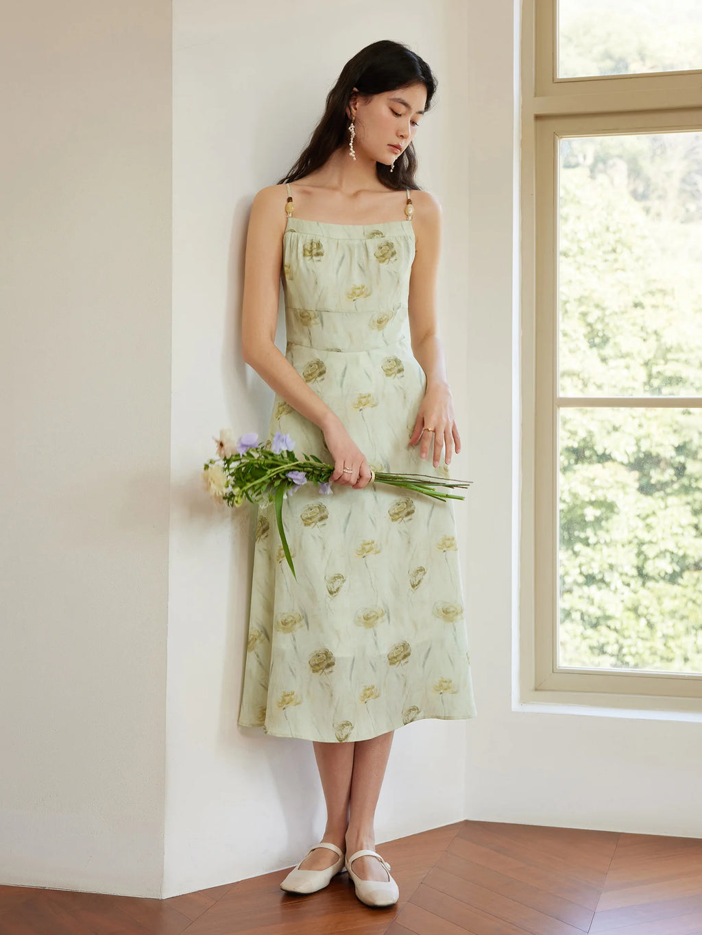 DUSHU Summer Strapy Dress For Women 2024 New Design Elegant Chic Holiday Style Dress 24DY81287