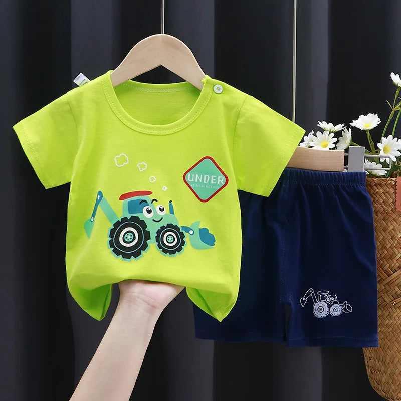 Boys Cartoon Print Tshirt