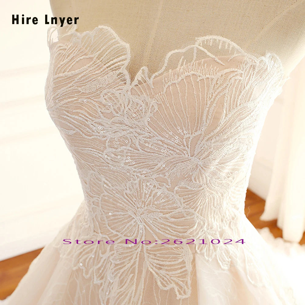 Arrivals Off The Shoulder Sweetheart Neck Sequins Lace Wedding Dresses