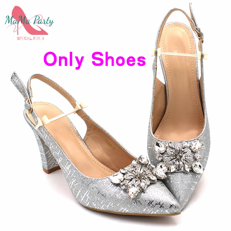 Fuchsia Color Italian Classics Design African Women Shoes