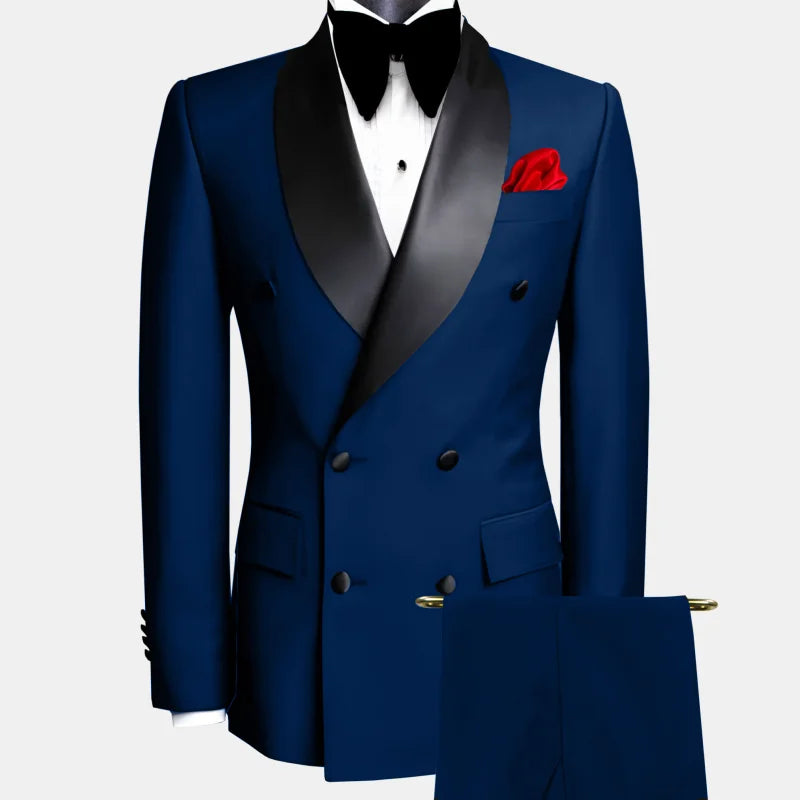 Men Suit Black 2 Pieces For Wedding