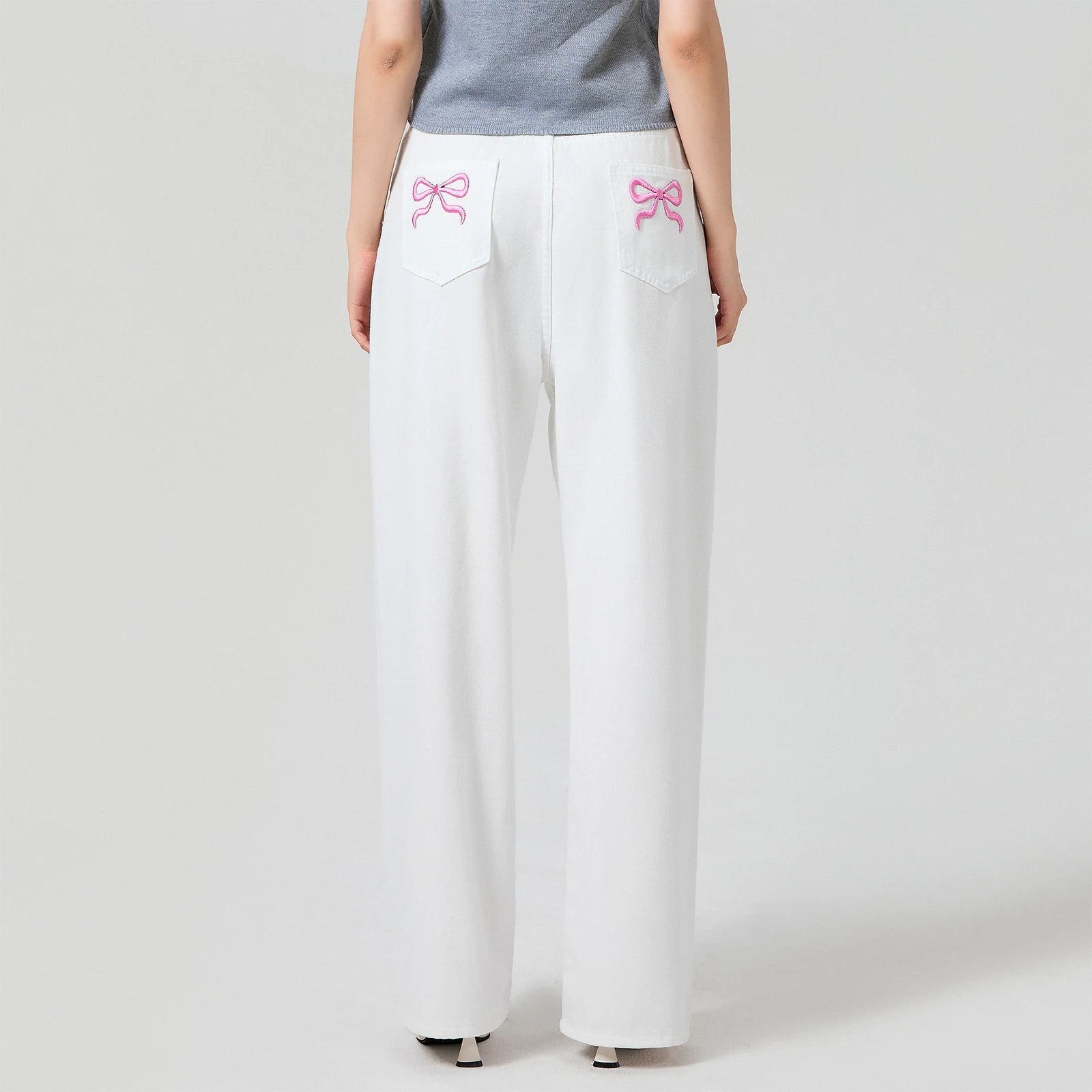Women Solid Color Loose Long Pants