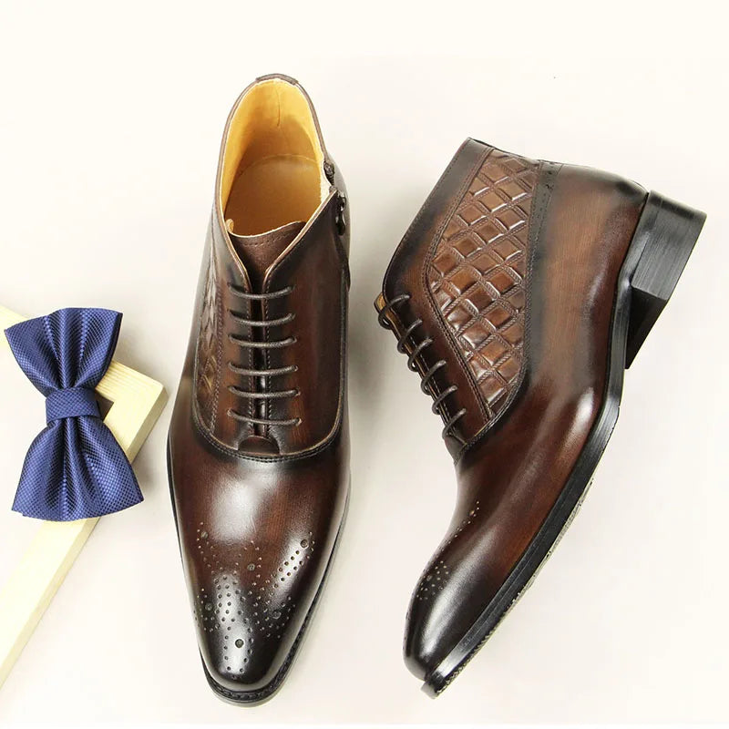 Premium Men's Leather Boots