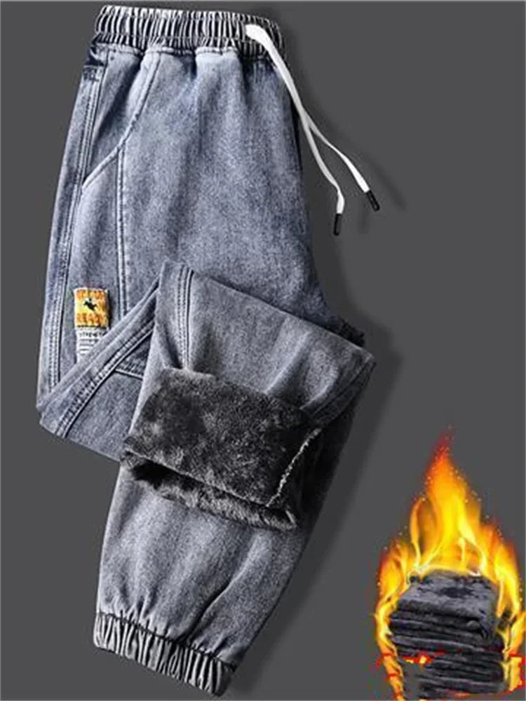 Men's jeans Fleece Jeans