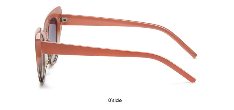 Cat Eye Vintage Sunglasses Women Brand Designer Fashion Gradient Sun Glasses Female Retro Mirror Outdoors Shades Oculos De Sol