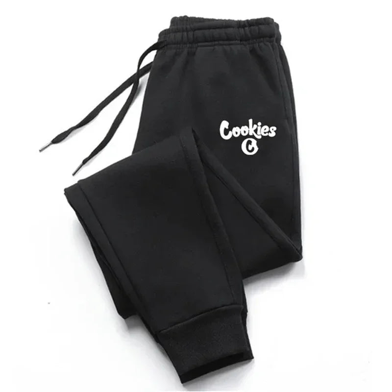 Casual Printed Sports Running Trousers Men Women Drawstring
