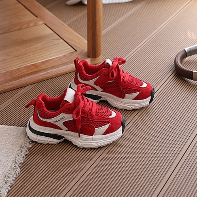 2025 Autumn New Children Casual Shoes for Girls Boys Fashion Korean Style Soft Bottom Anti-slippery Versatile School Sneakers