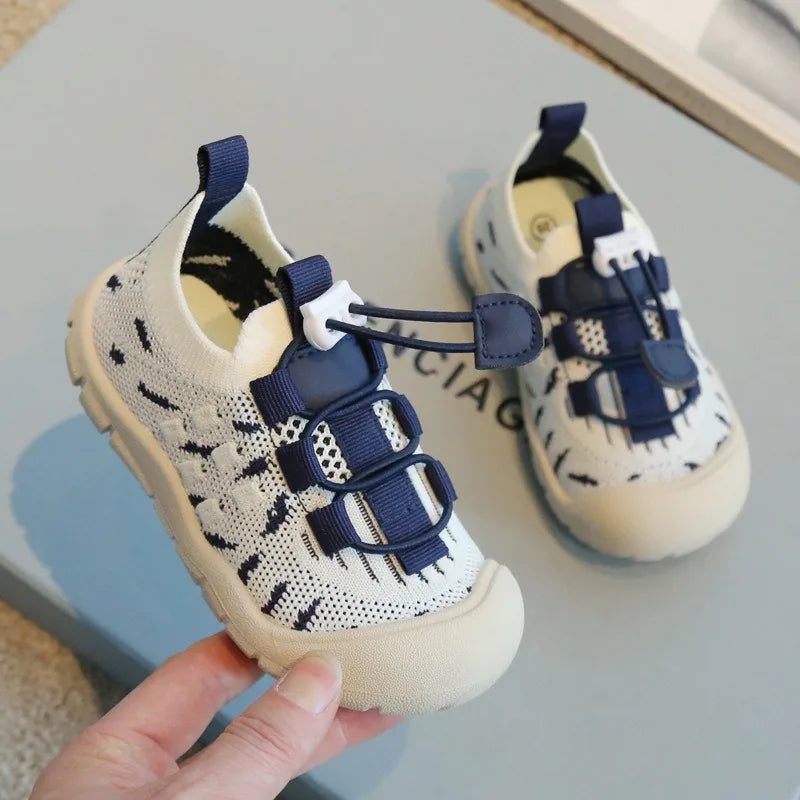 Spring Autumn Baby Girls Boys Casual Shoes Outdoor Non-slip Soft Sole Children Shoes Comfortable Breathable Mesh Kids Shoes