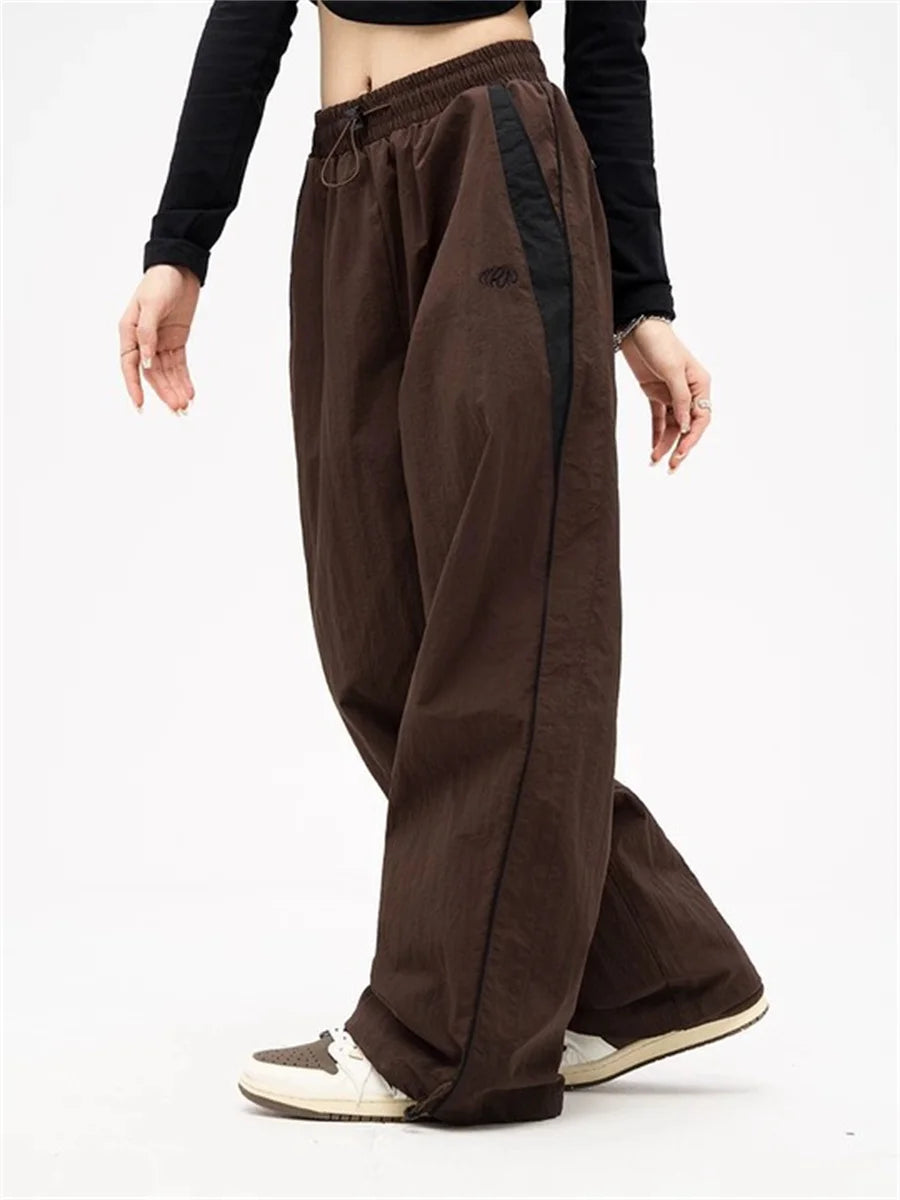 Women Casual Wide Leg Cargo Pants