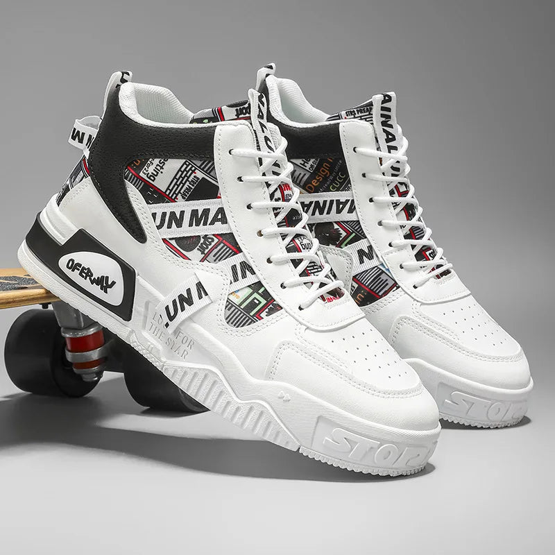 Skateboarding Shoes Lightweight High top Breathable Shoes