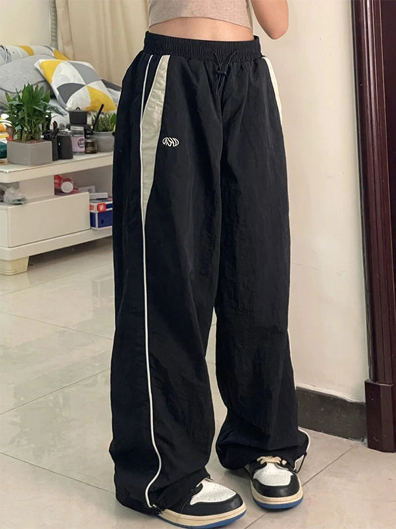 Women Casual Wide Leg Cargo Pants