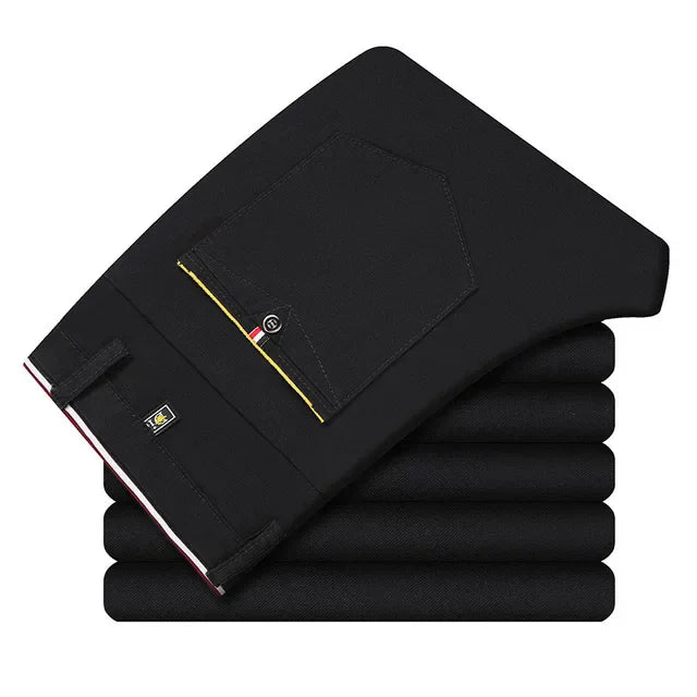 Men's Slim Boutique Tight Fitting Casual Trousers