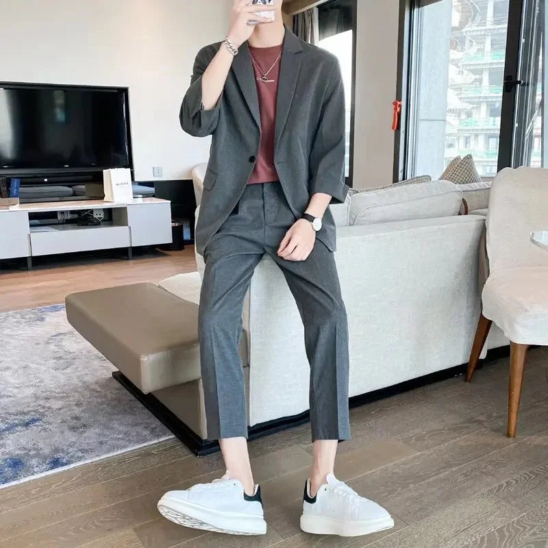 Lightweight Loose-fit Men's Suit