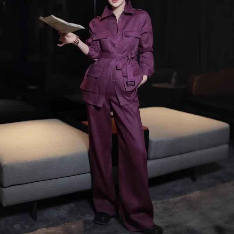 Women's Elegant Linen Set