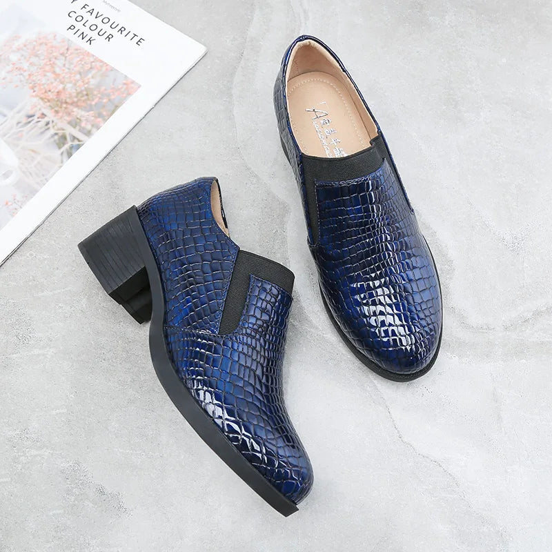 Patent Leather Comfortable Luxury Shoe for Party