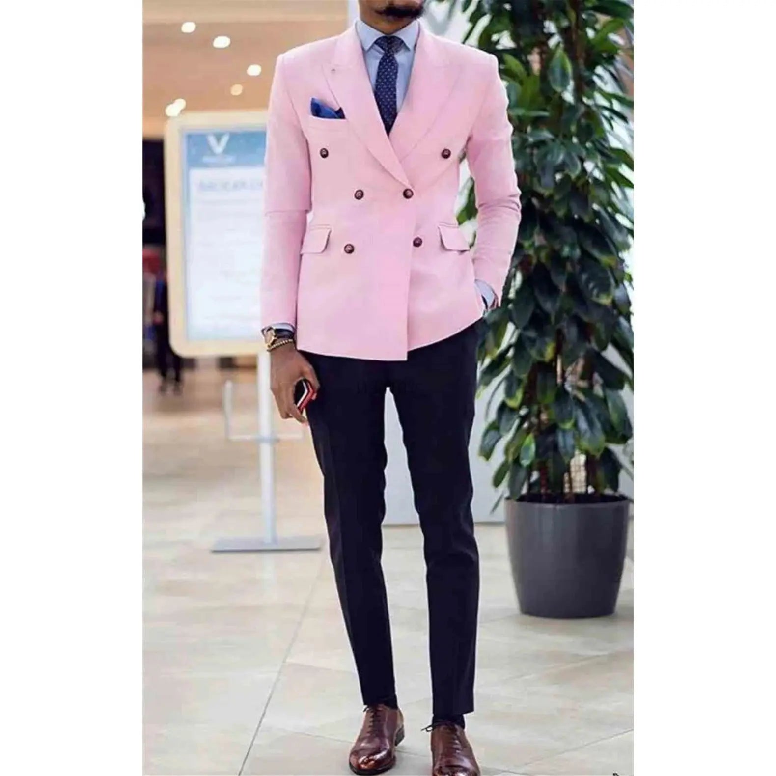 Double Breasted Prom Suits For Men