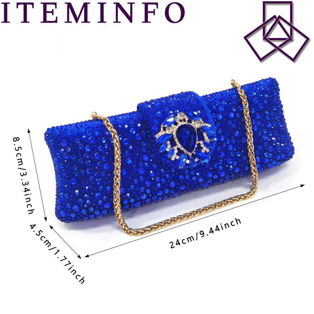 Royal Blue Sandals for Women Luxury Wedding Pumps Med Heels