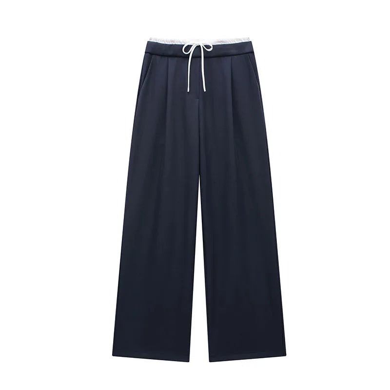 Women Fashion Vintage Straight Pants