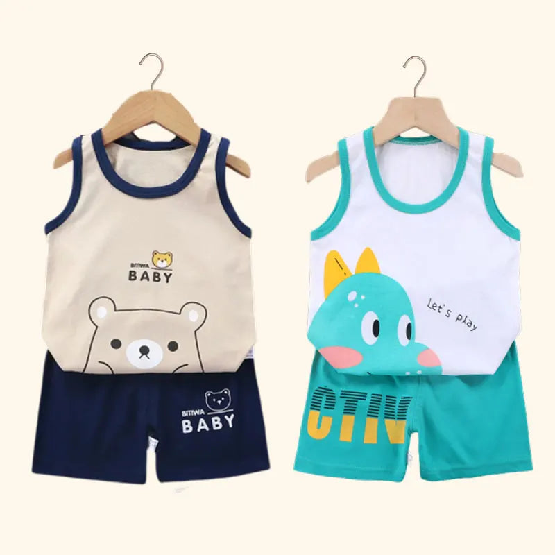 Children Clothing Vest Suit