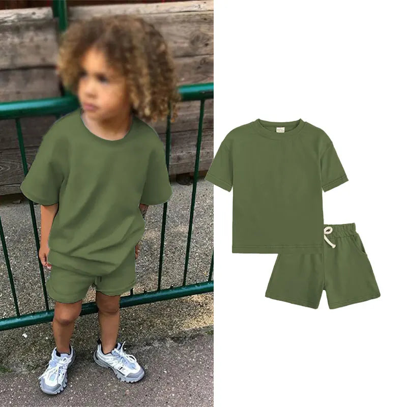 Summer 2pcs Kids Clothes Sets