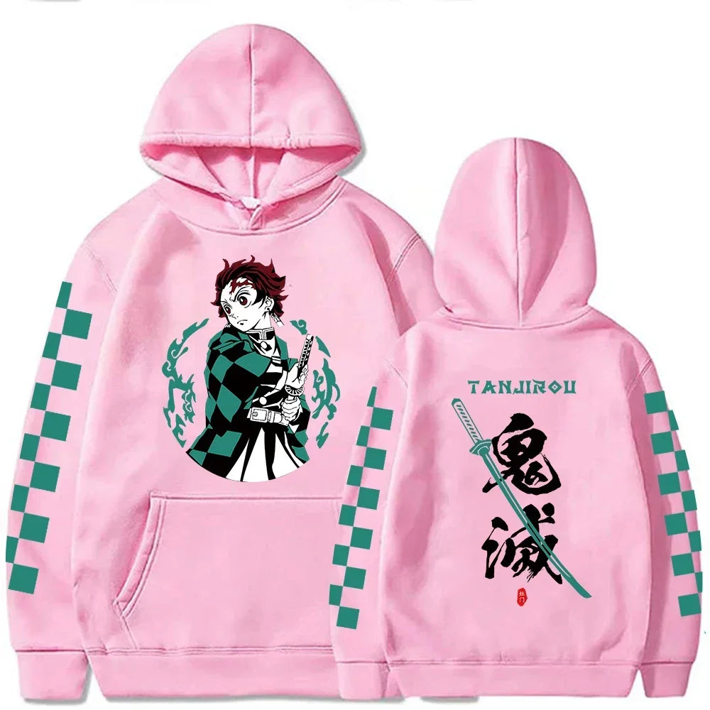 Demon Slayer Japan Anime Plus Size Hoodie Tanjiro Kamado