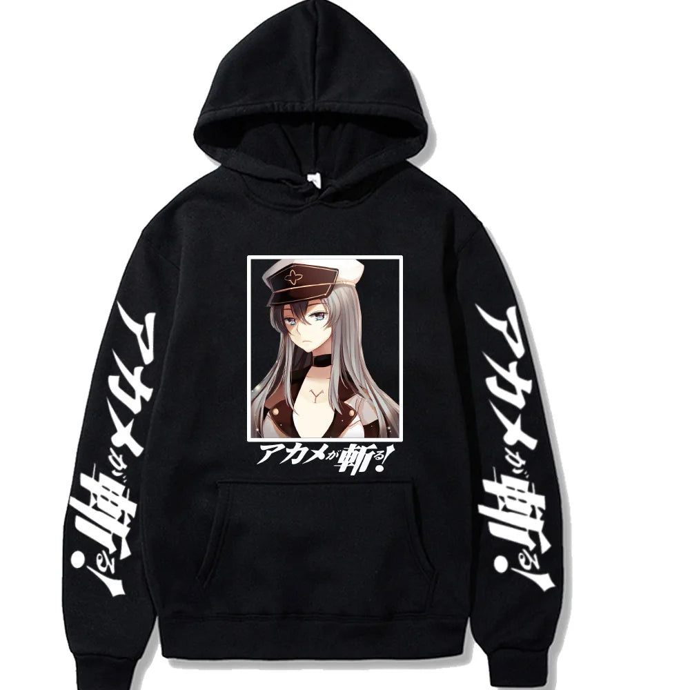 2025 Akame Ga Kill Hoodie Men Women Sweatshirt Print Unisex Streetwear Hip Hop Style Autumn Winter Fashion Hip Hop Tops  Clothes