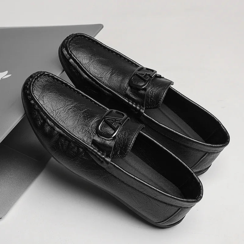 Brand Men's Shoe 2024 Autumn New Men Casual Shoe Allmatch Loafer Shoe Men's Fashion Business Shoes Soft Sole Social Shoe Tênis