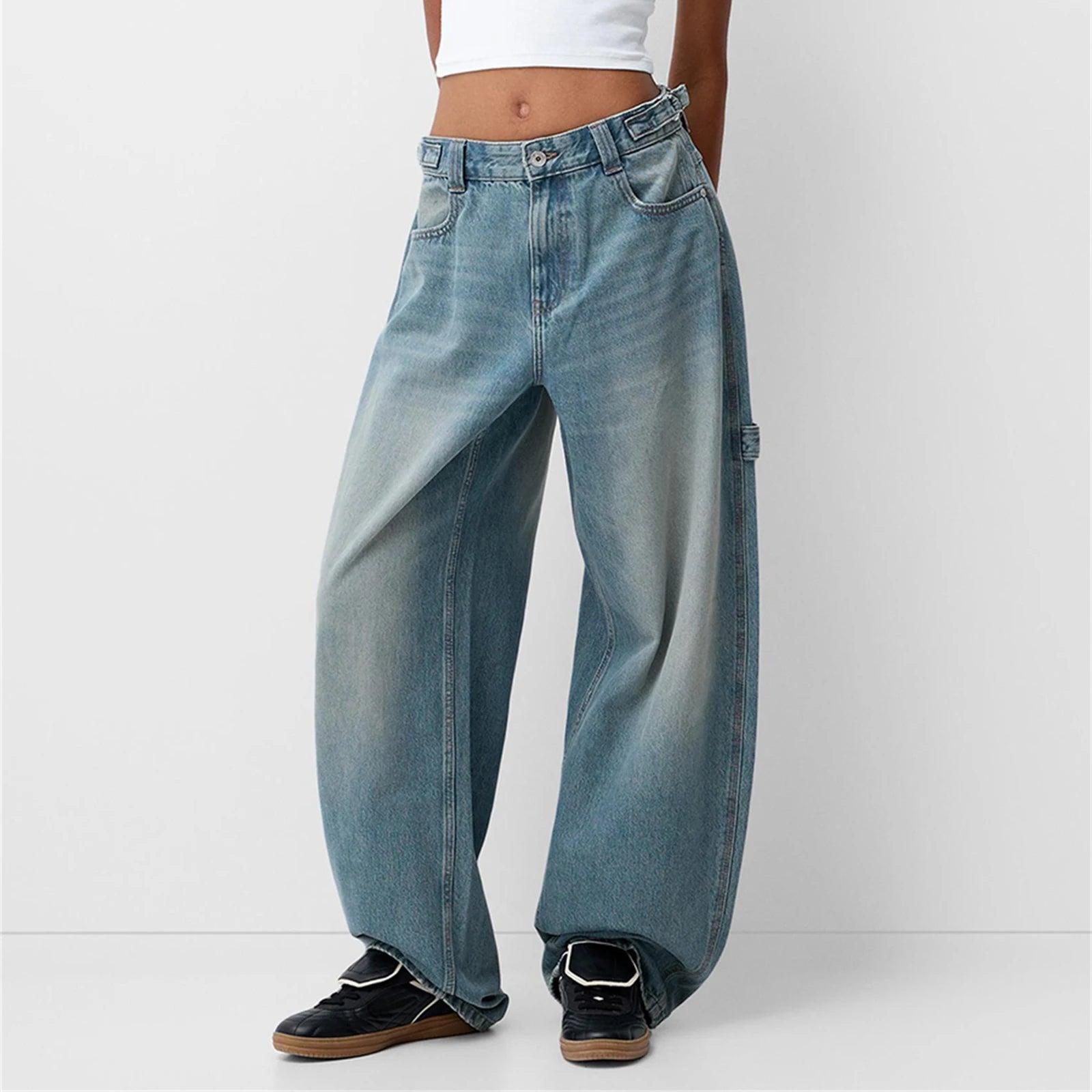 Women's High Waisted Baggy Jeans