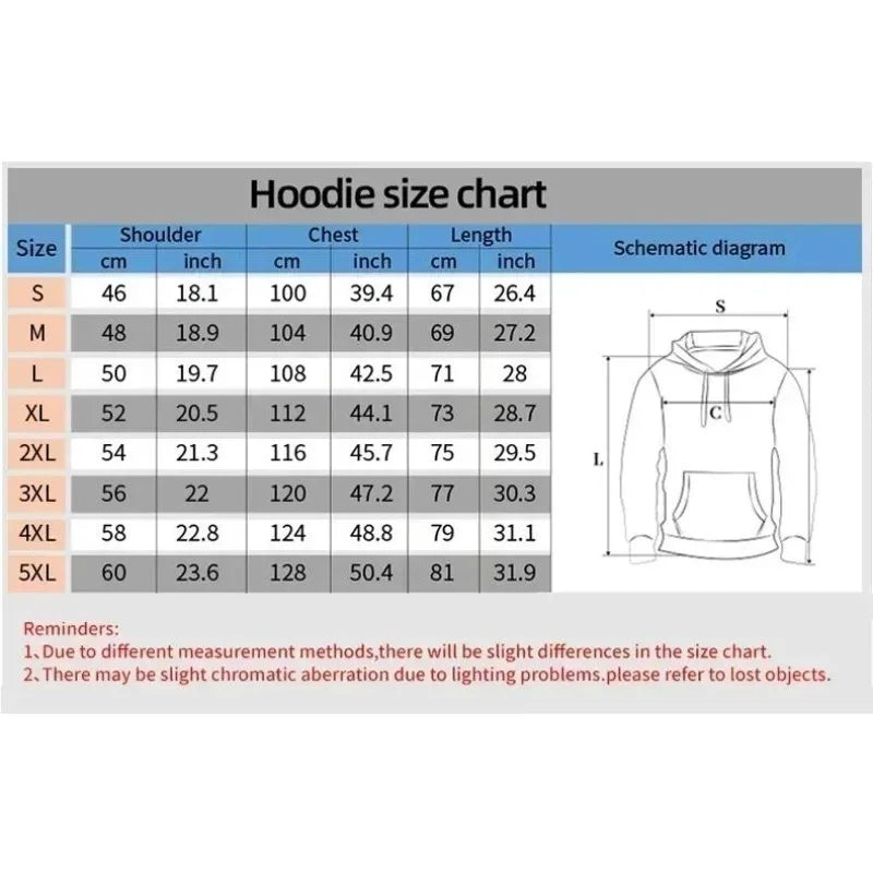 Harajuku Japan Anime Demon Slayer Men Women Hoodies Plus Size Sweatshirt Retro Inosuke Hashibira Unisex Long Sleeve Pullover