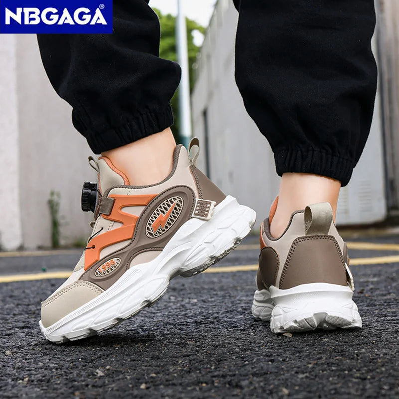 Children's Boys Running Shoes Lightweight Breathable Sports Sneakers for School Fashion Casual Walking Anti-Slip