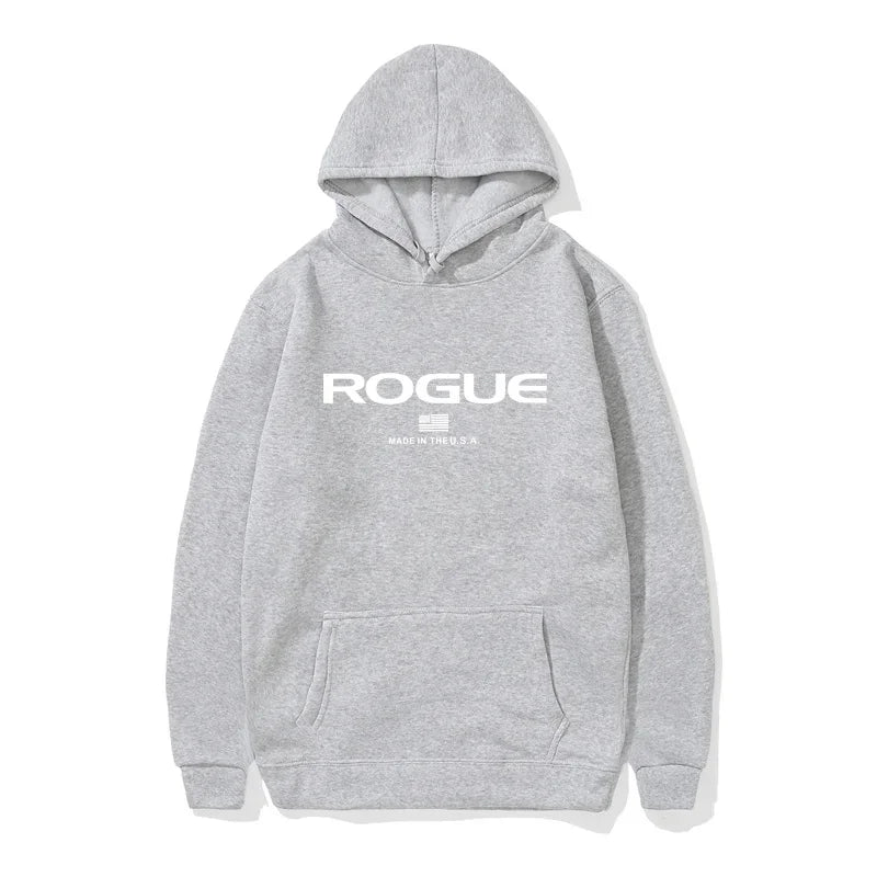 2025 Hoodie New Men's Sports Brand Rogue Fitnes Hooded Sweater Sports Cotton Fleece Men Pullovers Hip Hop Sweatshirt hombre ropa