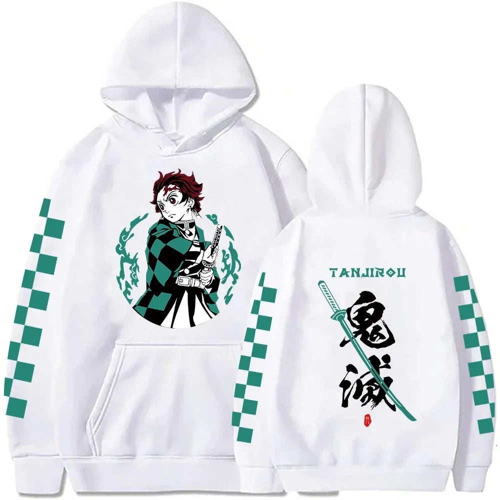 Demon Slayer Japan Anime Plus Size Hoodie Tanjiro Kamado