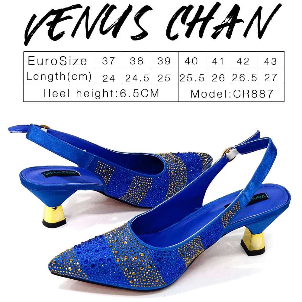 Evening Party Shoes And Bag Set Hollow Design Bag With Shoes