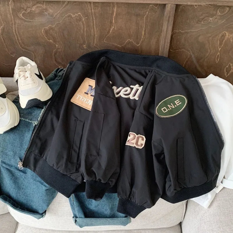 Child Fashion Baseball Coat