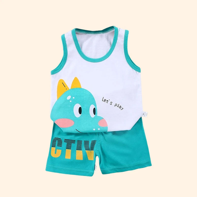 Children Sets Kids Vest Suit