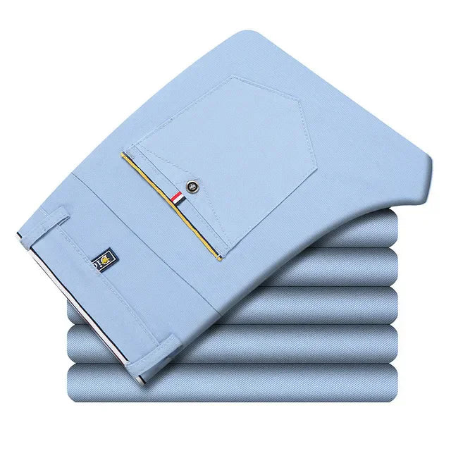 Men's Slim Boutique Tight Fitting Casual Trousers