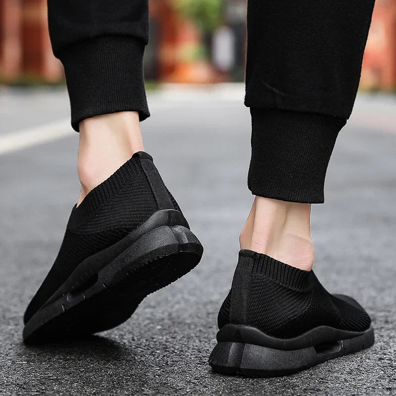 Damyuan Men Light Running Shoes Jogging Shoes Breathable Man Sneakers Slip on Loafer Shoe Men's Casual Shoes Size 46 2020