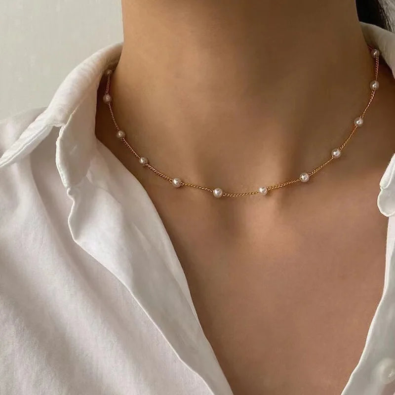 Women's Pearl Necklace For Women