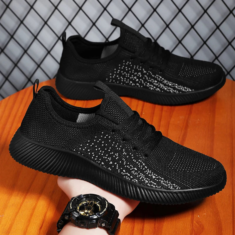 Men’s breathable casual sneakers lightweight sports walking running shoes