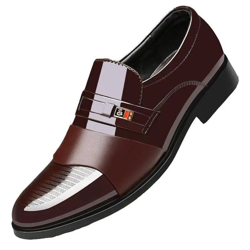 Fashion Leather Slip on Formal Men Shoes