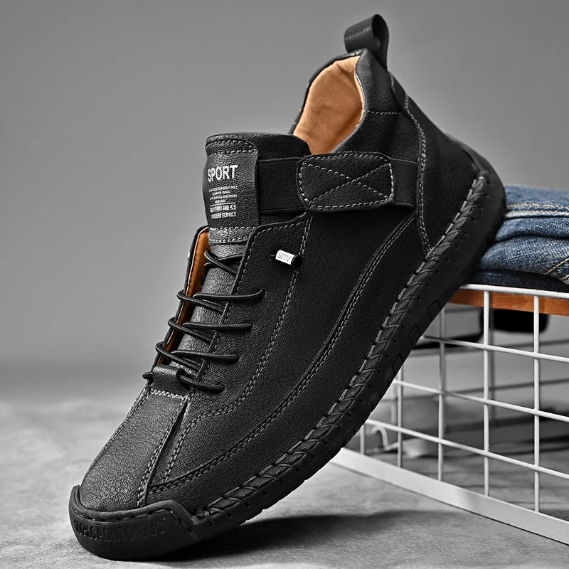 Handmade Leather Men Casual Loafers