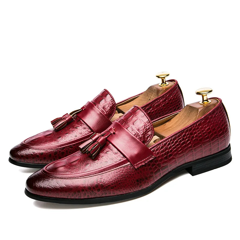 Men Casual Leather Shoes Brand Moccasin Oxfords Driving Shoes Men Loafers Moccasins Dress Shoes For Men New Italian Tassel Shoes