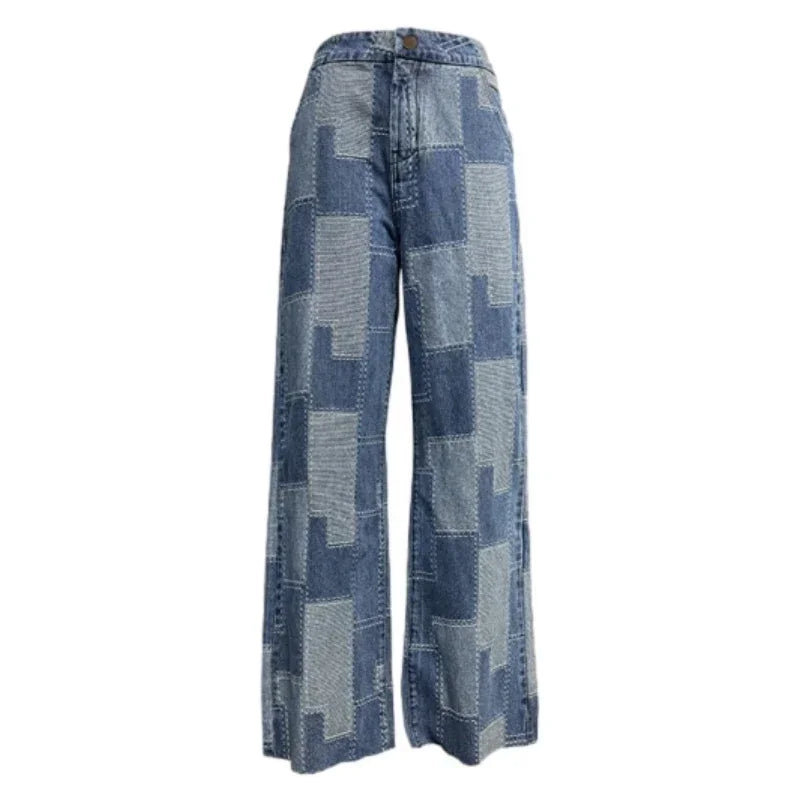 Women's Buttoned Contrast Streetwear