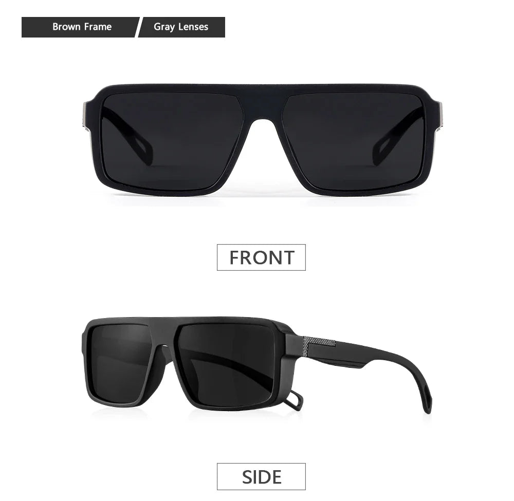 CRIXALIS Classic Square Polarized Sunglasses for Men Women Fashion Sports Sunglasses Male Vintage Outdoor Driving Fishing Shades